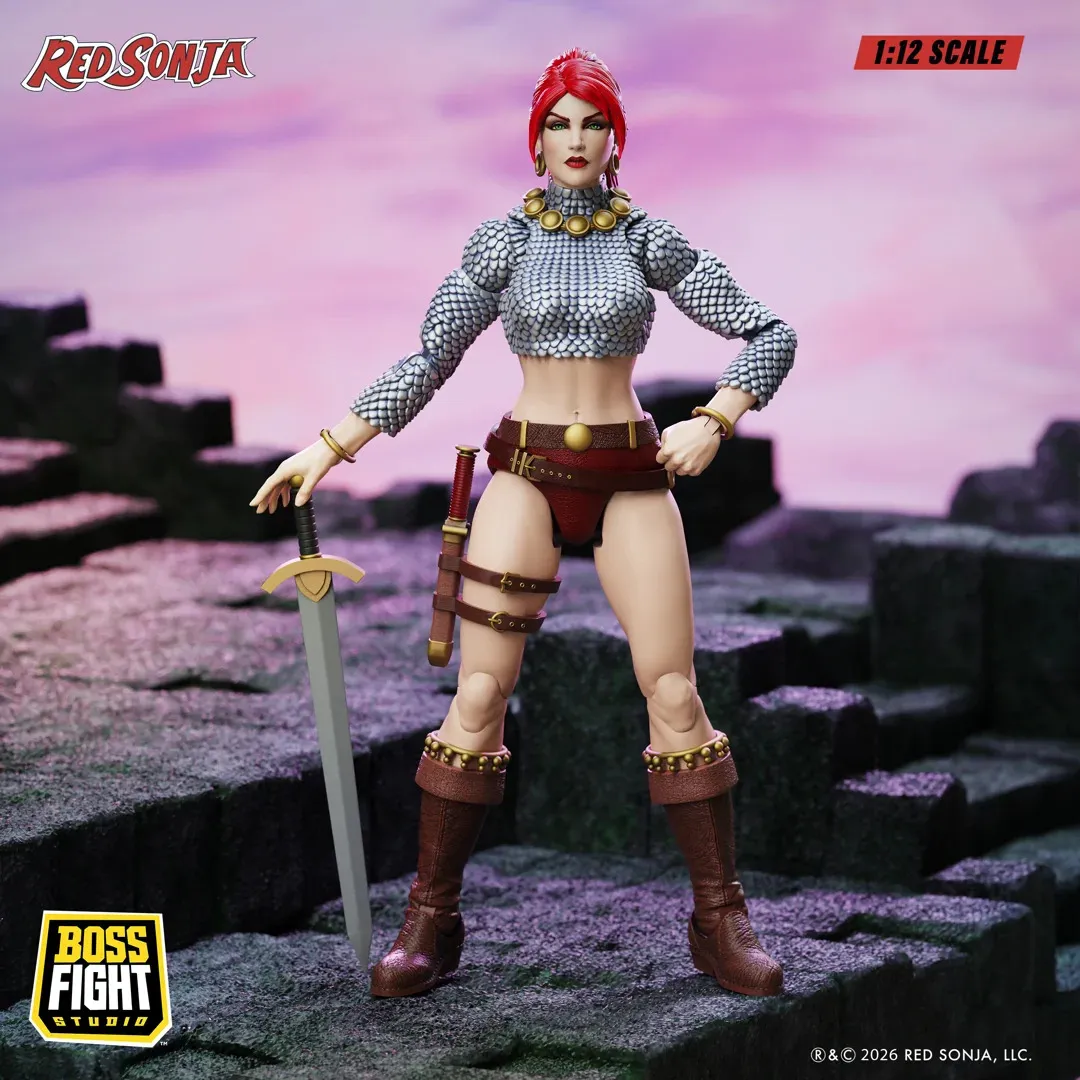 116189__3bc7b2a9 RED SONJA IMMORTAL RED SONJA 1:12 SCALE EPIC H.A.C.K.S. ACTION FIGURE - immagine 1