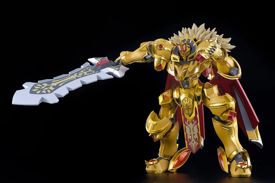 116195__8e8228ad KNIGHTS & MAGIC GOLDLEO ROYAL METALLIC MODEROID MODEL KIT - immagine 1