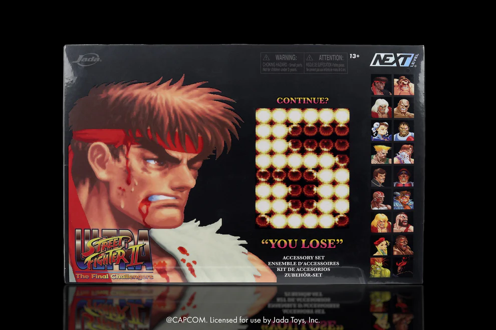 116242__8d132afe STREET FIGHTER 2 YOU LOSE ACCESSORY FACE PACK SDCC26 EXCLUSIVE LIMITED - immagine 1