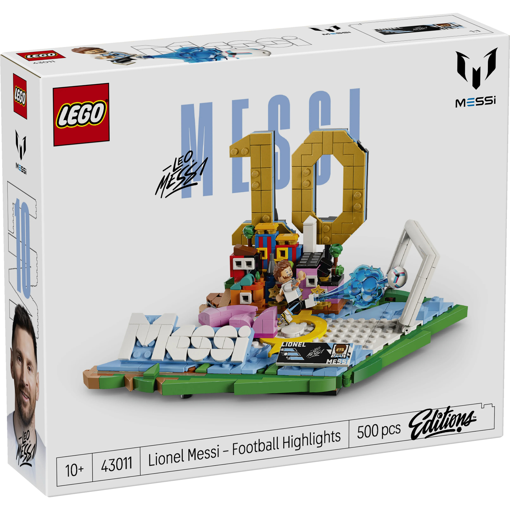 1_43011 Lionel Messi - Highlights Calcistici LEGO Editions - immagine 1