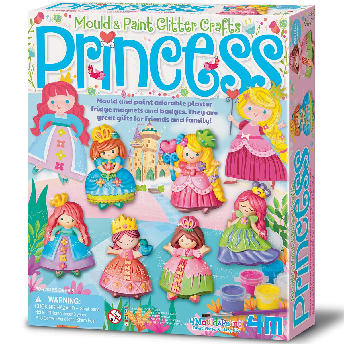 1_4M03528 Modella & Dipingi / Principesse Glitter - immagine 1