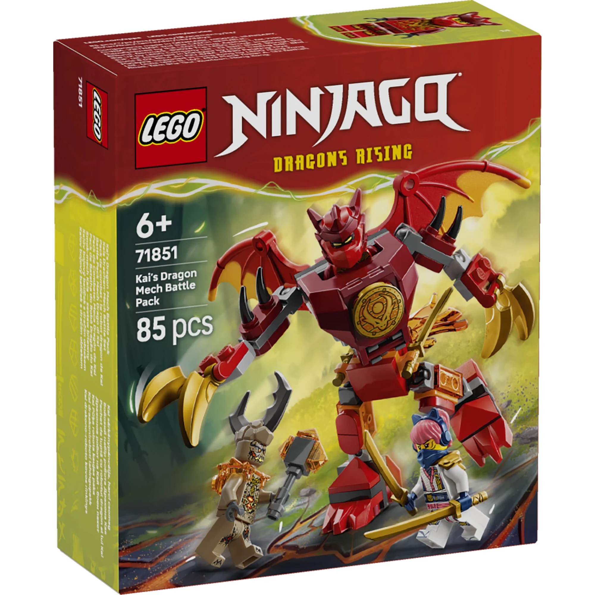 1_71851 Ninjago - Battle Pack Mech Drago di Kai - immagine 1