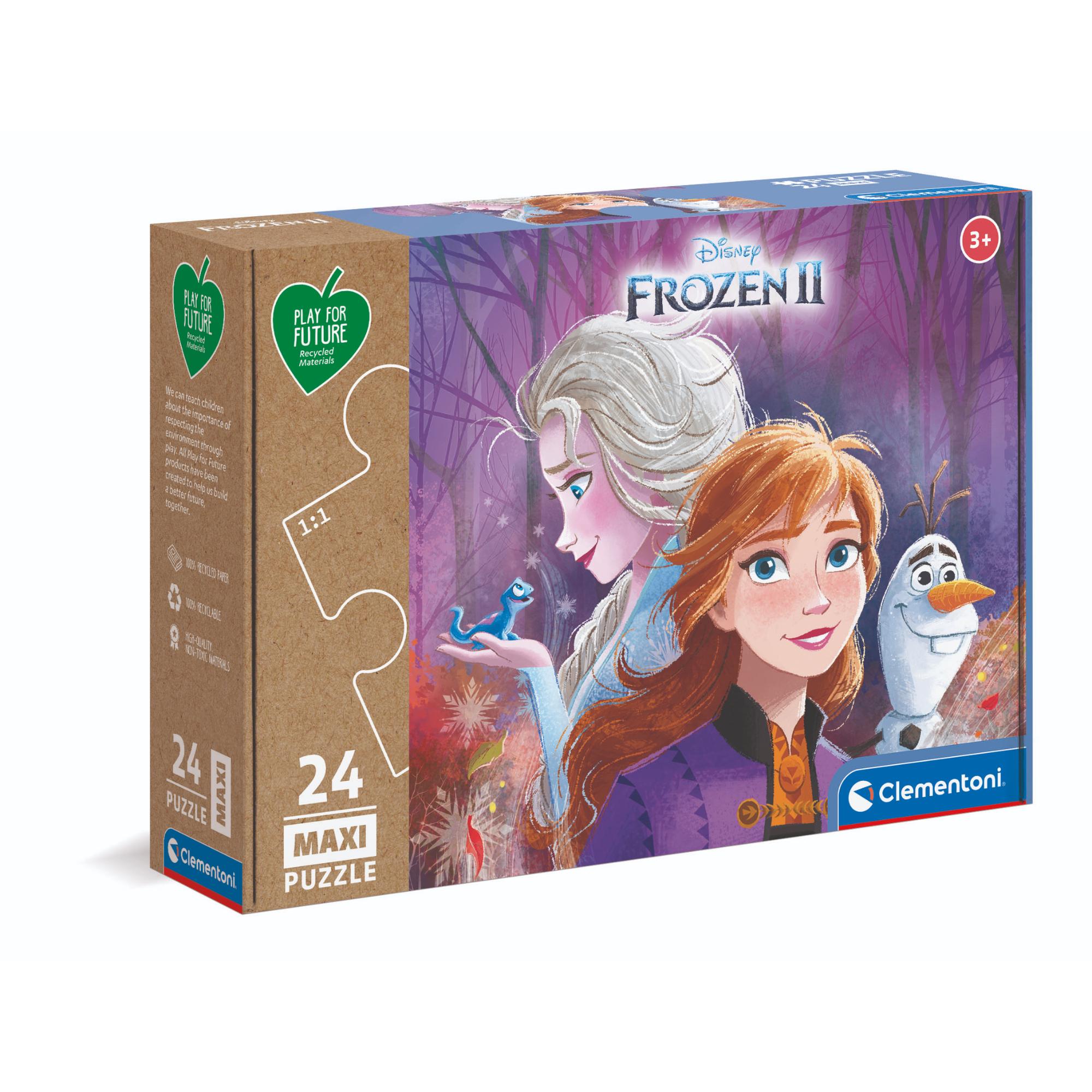 1_CLM20260 Puzzle da 24 Pezzi Maxi - Play for Future: Frozen 2 - immagine 1