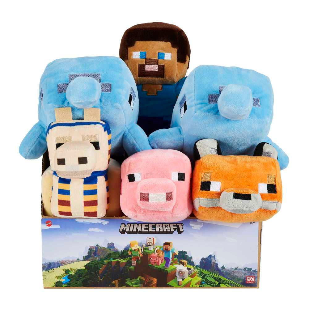 1_HBN39 MINECRAFT 8 Basic Plush Asst - immagine 1