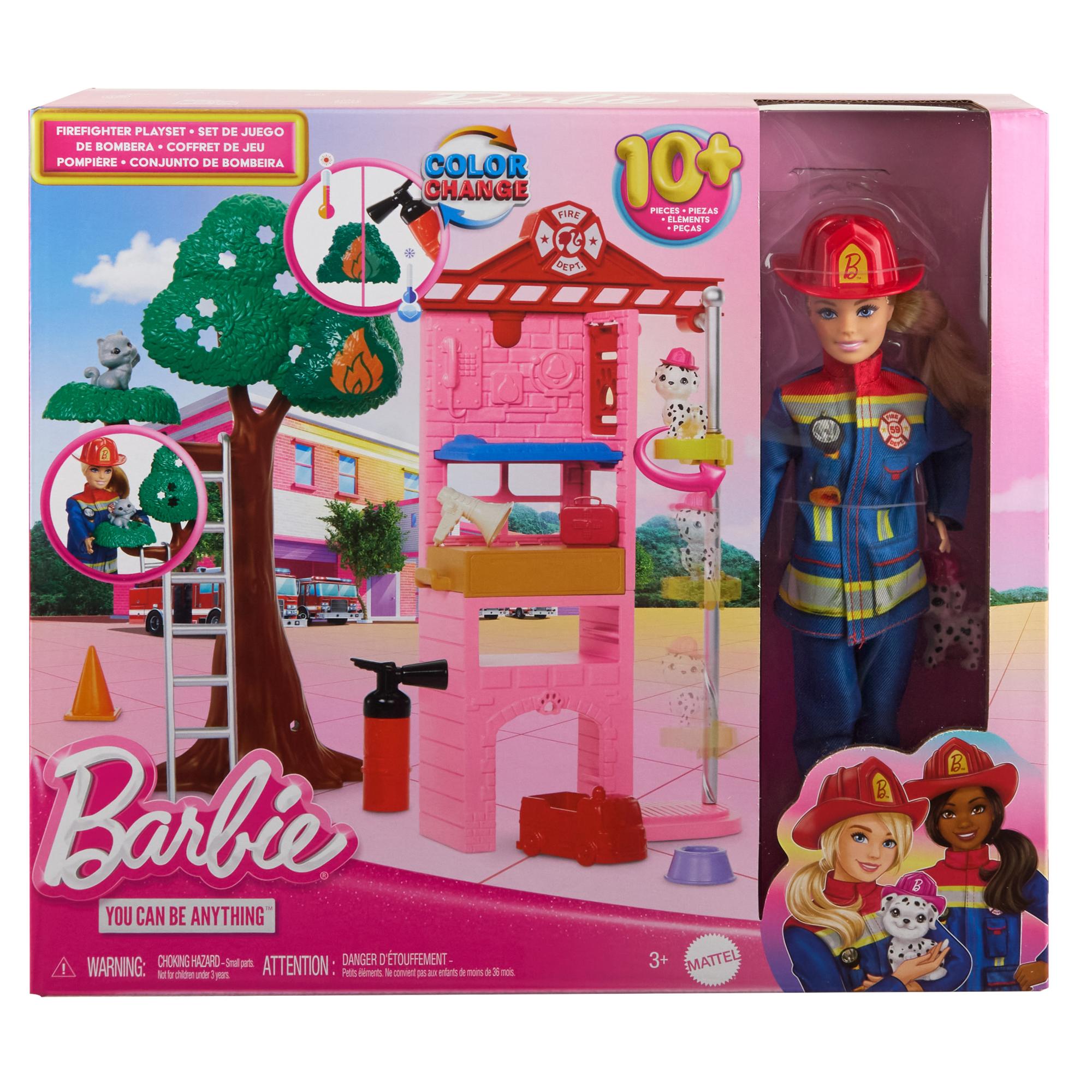 1_HRG55 Barbie - Playset Vigile del Fuoco - immagine 1