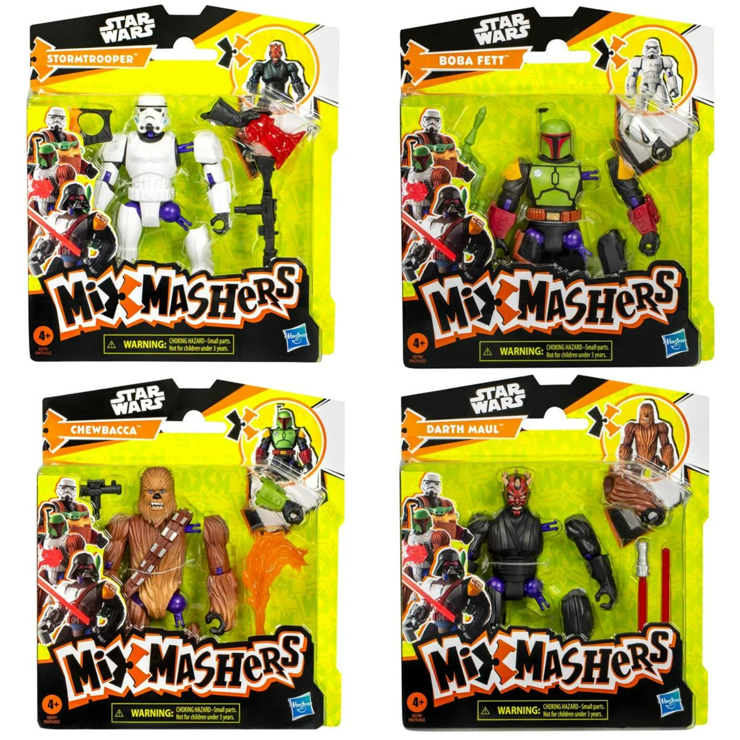 1_HSBF94795L0 STAR WARS - MIXMASHERS BASIC FIGURE AST - immagine 1