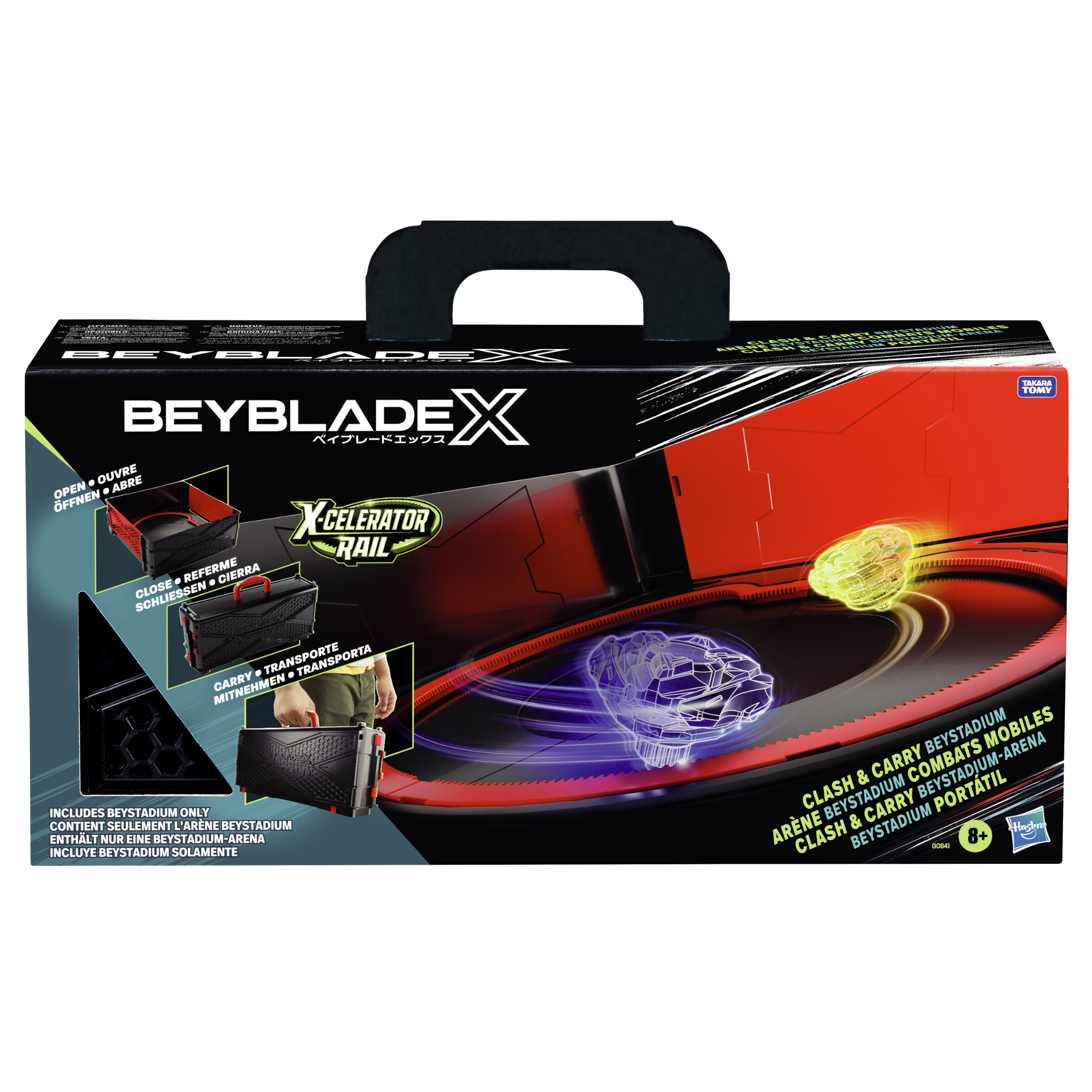 1_HSBG0841EU4 Beyblade X - Clash and Carry - BBX - immagine 1