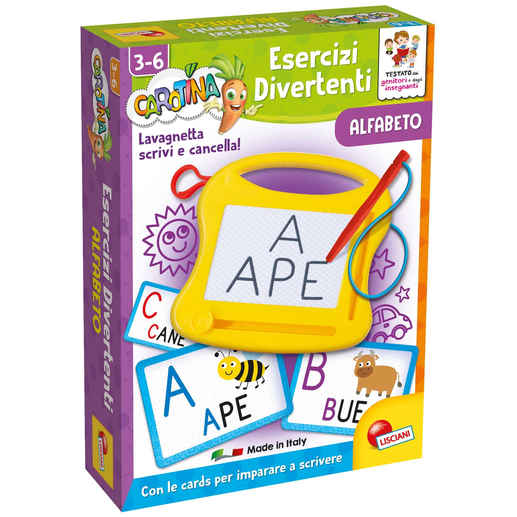 1_LSC107186 Carotina - Esercizi Divertenti: Alfabeto - immagine 1