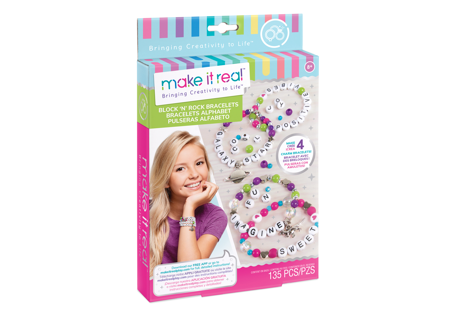 1_MKR1205 Braccialetti Alfabeto Block & Rock - immagine 1