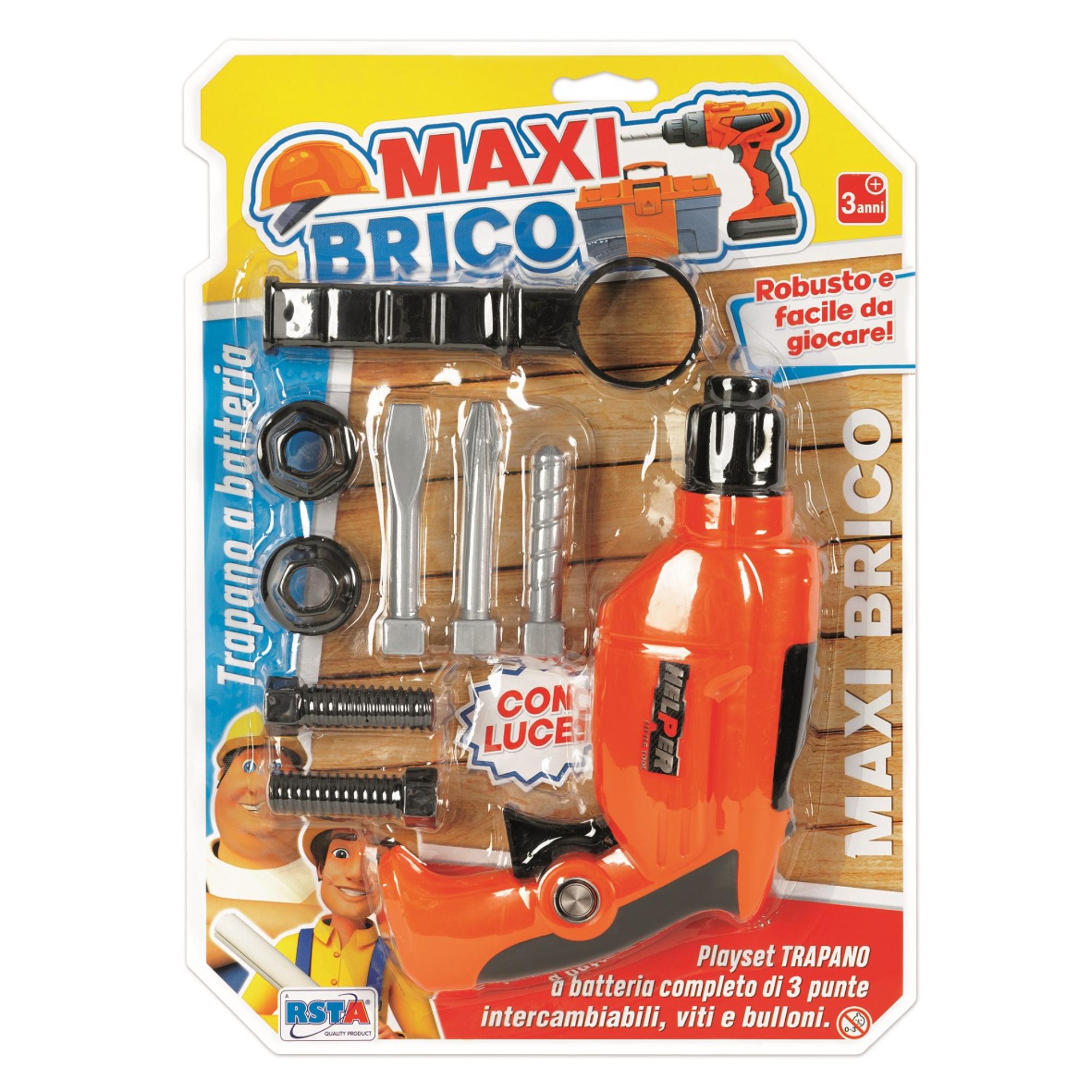 1_RST11501 Maxi Brico - Trapano a Batteria con Accessori - immagine 1