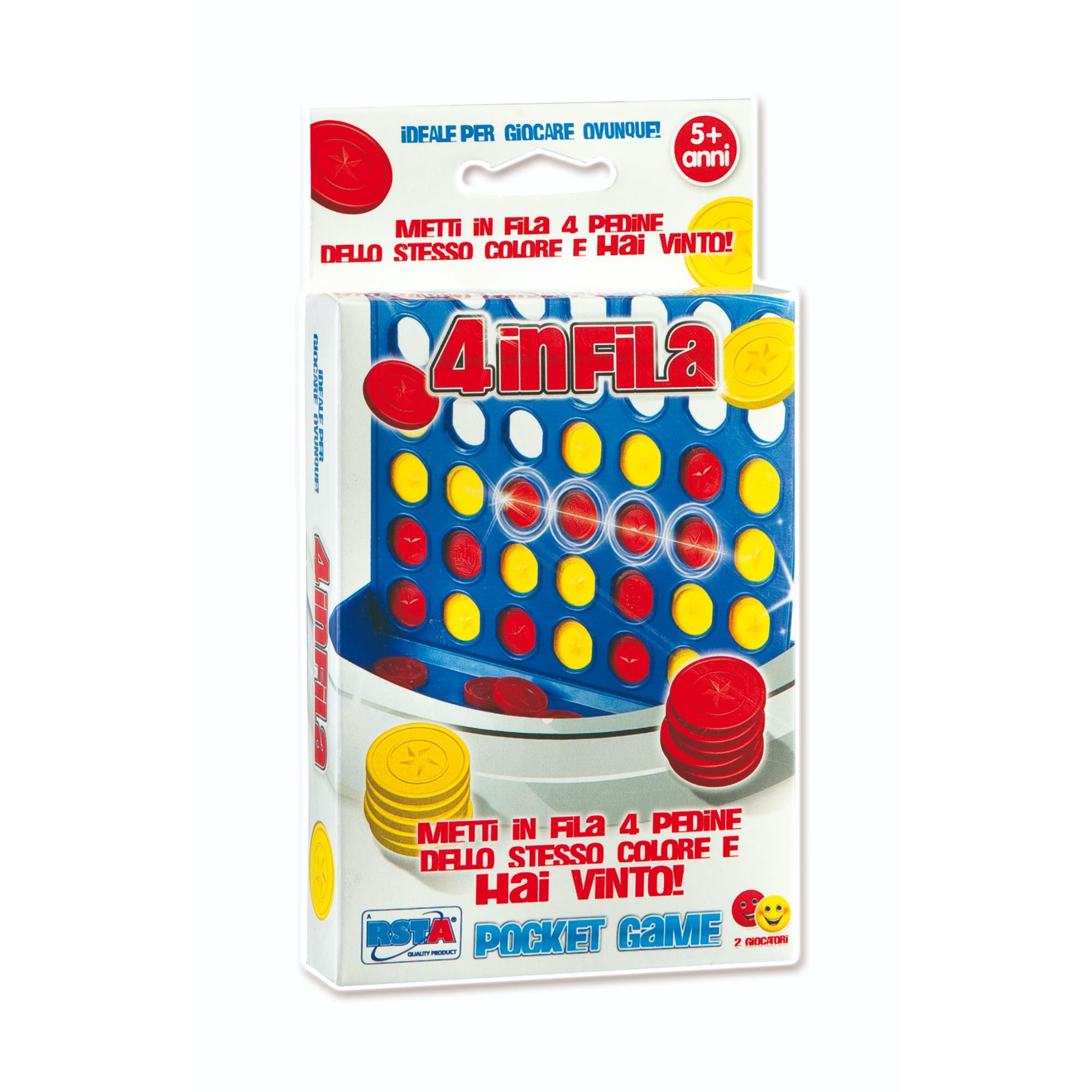 1_RST5374 GIOCO 4 IN FILA SCATOLA - immagine 1