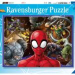 Puzzle da 100 Pezzi XXL - Spider-Man e Nemici