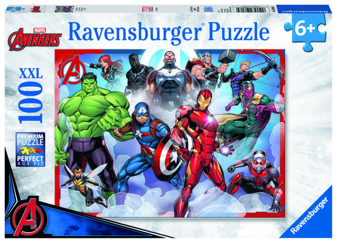 1_RVB10808 Puzzle da 100 Pezzi XXL - Squadra Avengers - immagine 1