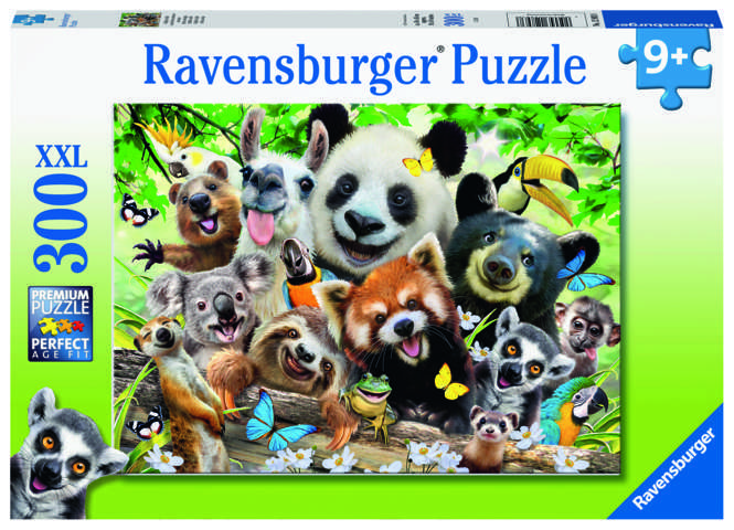 1_RVB12893 Puzzle da 300 Pezzi XXL - Selfie Selvaggio - immagine 1