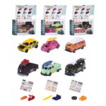Majorette Volkswagen The Originals Set 2 pz, 3 asst., accessori e stickers inclusi