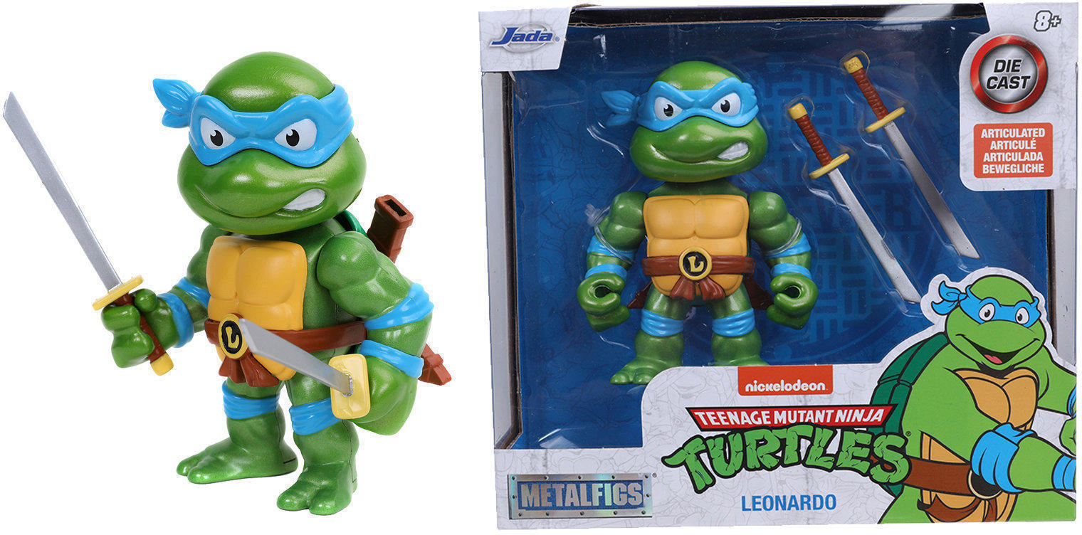 1_SBA253283000 Turtles Personaggio Leonardo in die-cast cm.10 da collezione - immagine 1