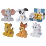 Personaggi Supersoft cm.20 | 1 modello assortito casualmente (Assortimento composta da: 3xDumbo, 3xMinou, 2xSimba,2xBambi, 2xDalmata)