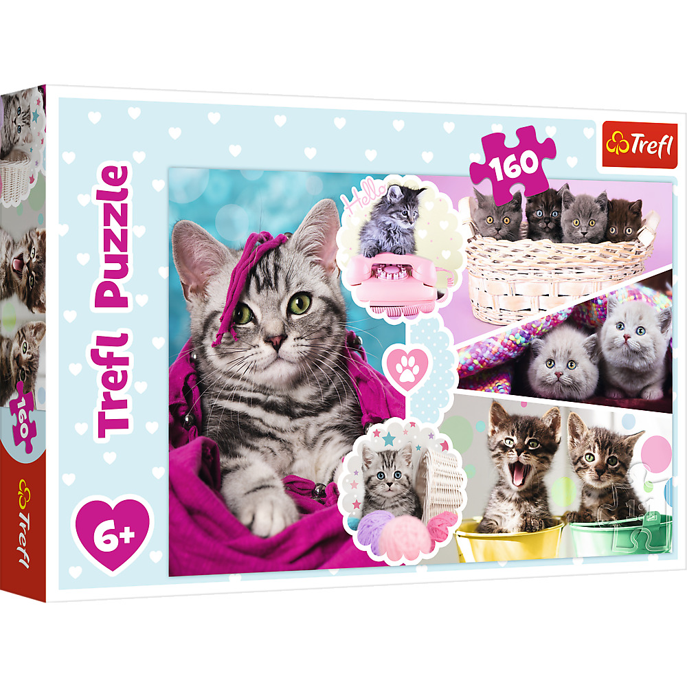 1_TRF15371 Puzzle da 160 Pezzi - Gattini Adorabili - immagine 1