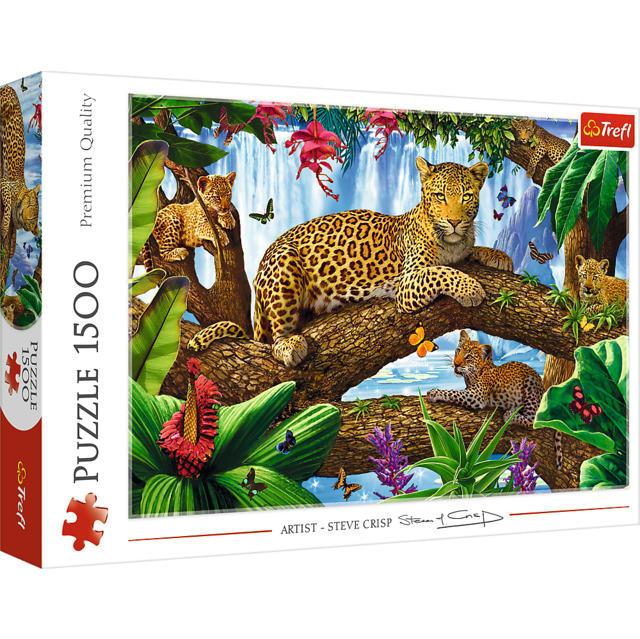 1_TRF26160 Puzzle da 1500 Pezzi - Resting among the trees - immagine 1