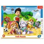 Puzzle da 25 Pezzi con Cornice - Paw Patrol: Seguendo una Traccia