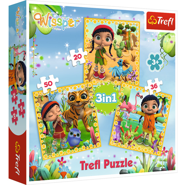 1_TRF34834 3 Puzzle in 1 - Wissper: Un Viaggio Fantastico - immagine 1