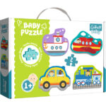 4 Puzzle in 1 Sagomato - Baby Classic: Trasporti