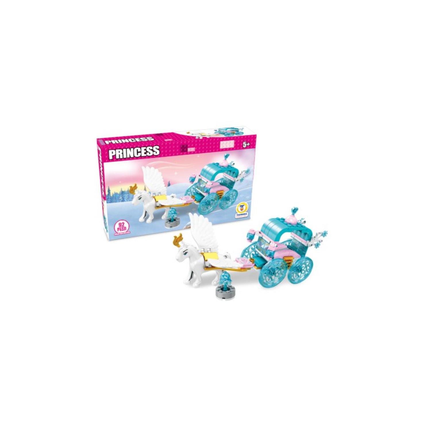 1_TRM68577 Costruzioni Click Clack Princess 92Pz - immagine 1