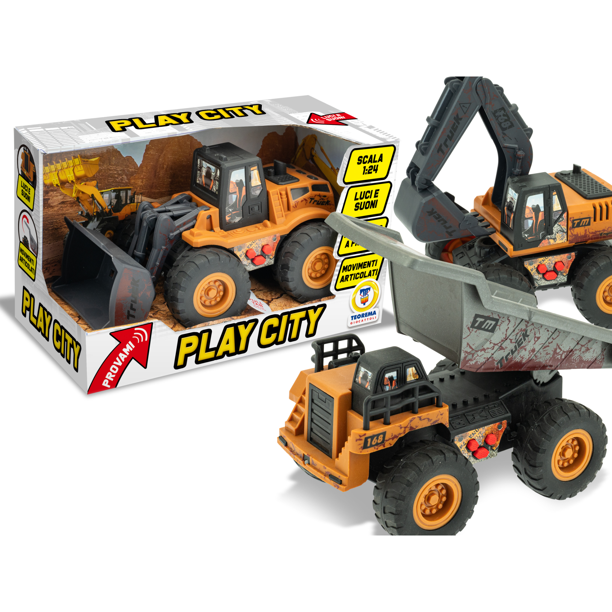 1_TRM80169 TEO'S - MEZZI DA CANTIERE LUCI E SUONI 3 MDL ASS - immagine 1