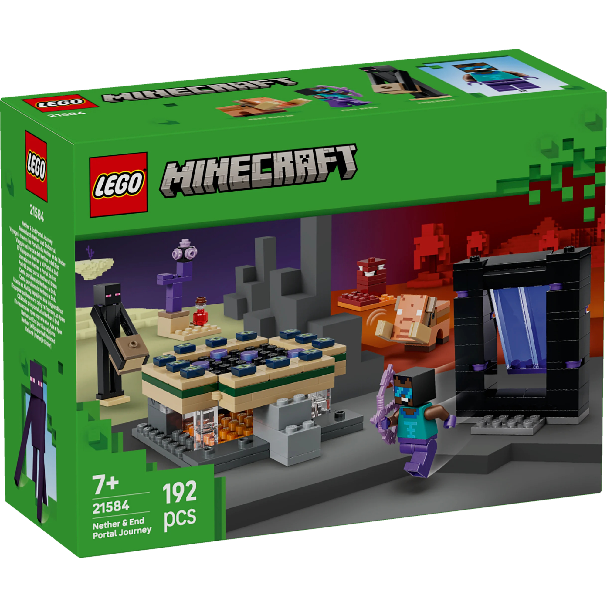 21584 Minecraft - Viaggio nel Portale del Nether e dell'End - immagine 1