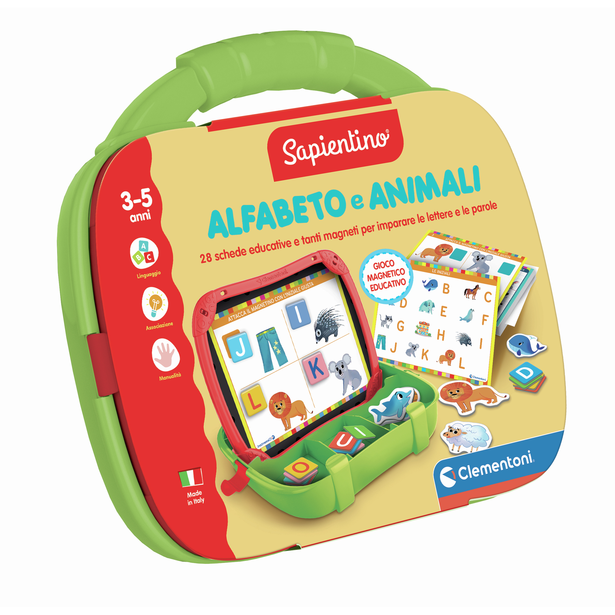 2_CLM16714 Sapientino - Valigetta magnetica Alfabeto e Animali - immagine 1