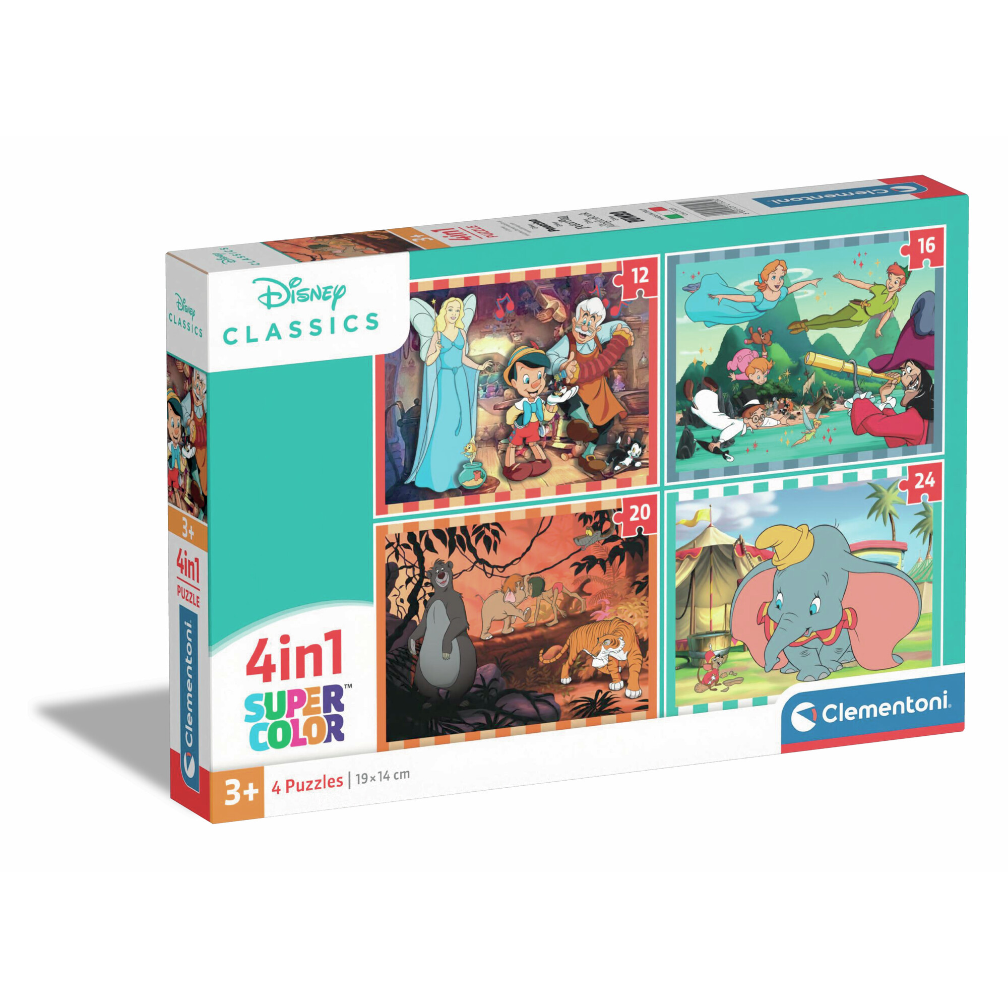 2_CLM21523 4 Puzzle in 1 - Disney Classics - immagine 1