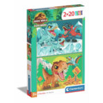 2 Puzzle da 20 Pezzi - Jurassic World