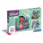 3 Puzzle da 48 Pezzi - Stitch