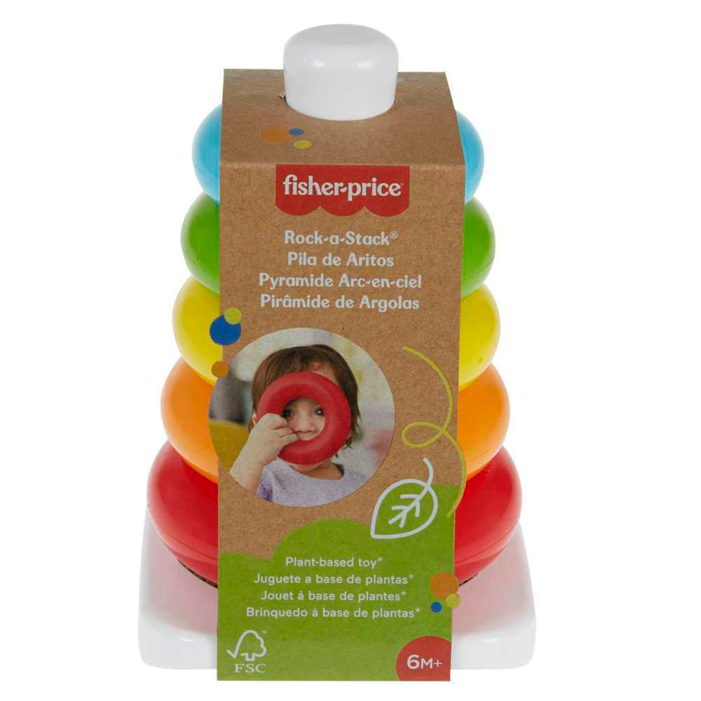 2_GRF09 Fisher-Price - Piramide 5 Anelli con Confezione Eco - immagine 1