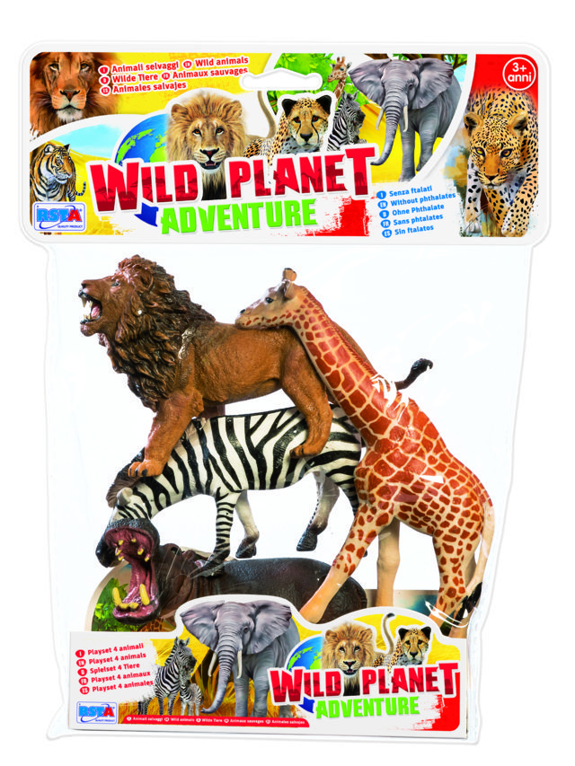 2_RST10494 Wild Planet Adventure - Busta 4 Animali Selvaggi - immagine 1