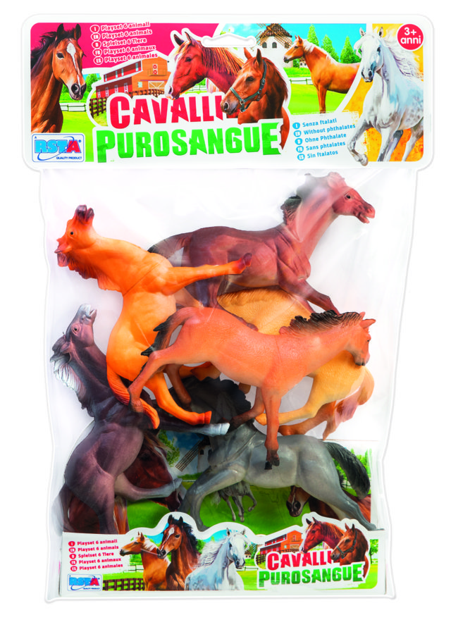 2_RST11011 Cavalli Purosangue - Busta 6 Pezzi - immagine 1