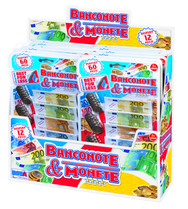 2_RST3667 Banconote & monete - playset 60 pezzi - immagine 1