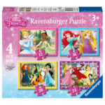 4 Puzzle in 1 - Princesse Disney