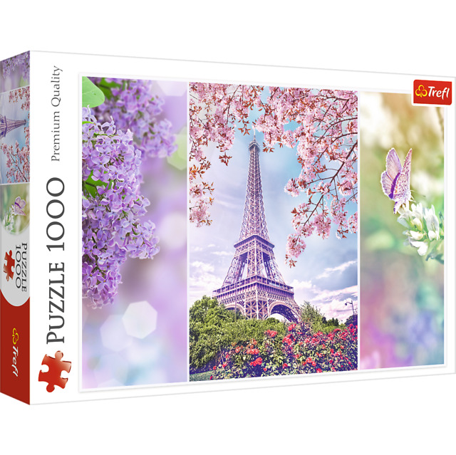 2_TRF10409 Puzzle da 1000 Pezzi - Spring in Paris - immagine 1