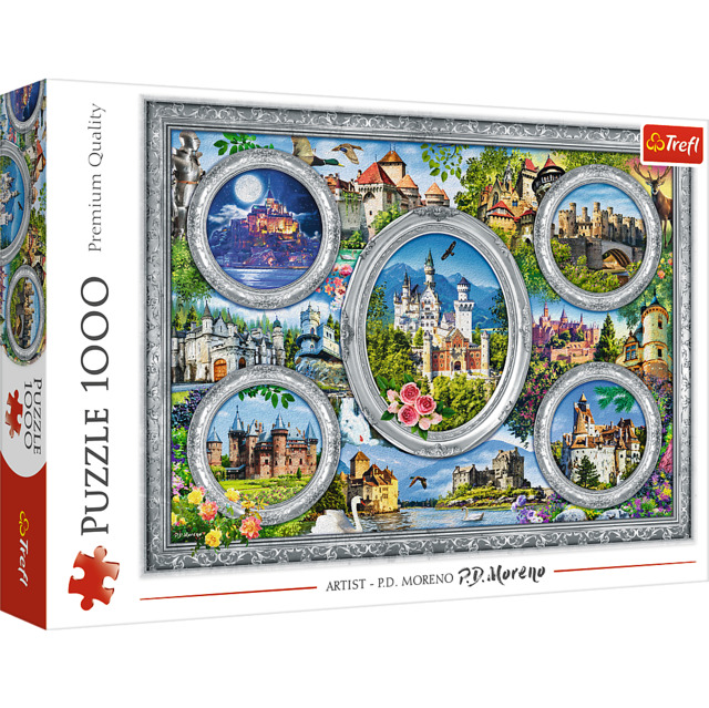 2_TRF10583 Puzzle da 1000 Pezzi - Castles of the World - immagine 1