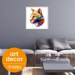 Puzzle da 150 Pezzi Sagomato in Legno - Gaudy Cougar - immagine 4