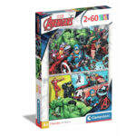 2 Puzzle da 60 Pezzi - Avengers