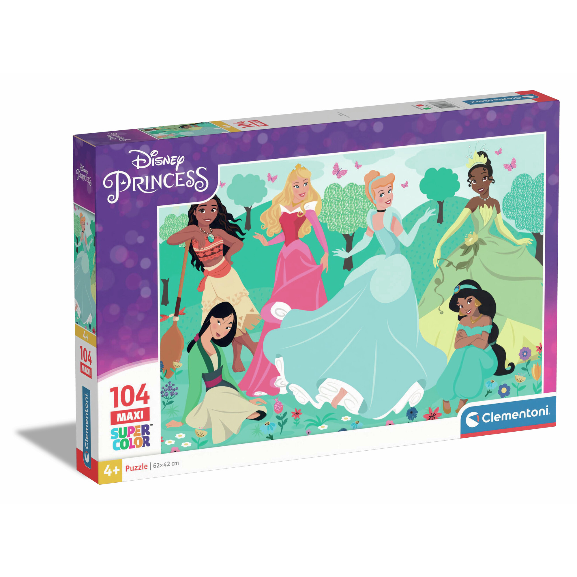 3_CLM23767 Puzzle da 104 Pezzi Maxi - Disney Princess - immagine 1