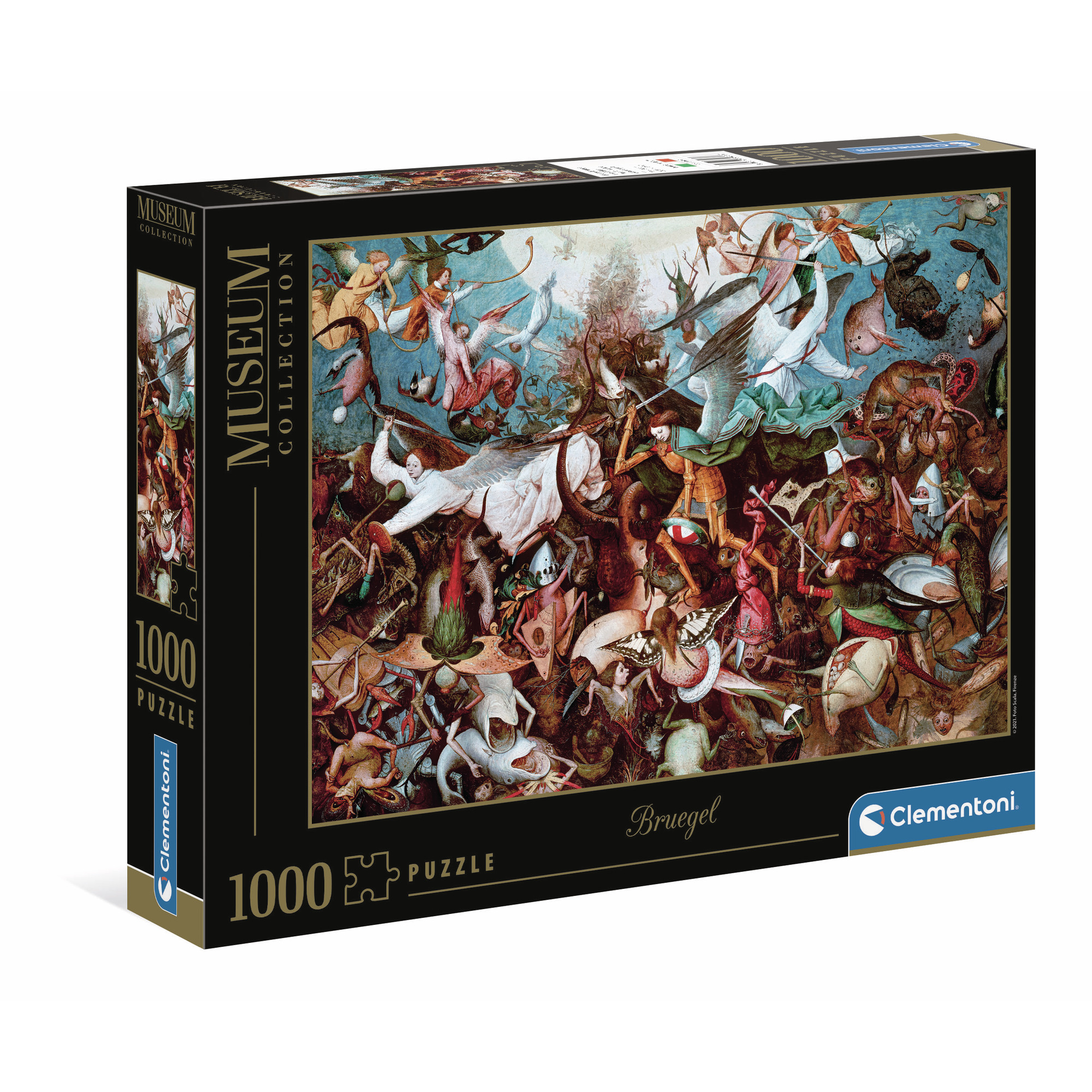 3_CLM39662 Puzzle da 1000 Pezzi - Museum Collection - Bruegel: The Fall of The Rebel Angels - immagine 1