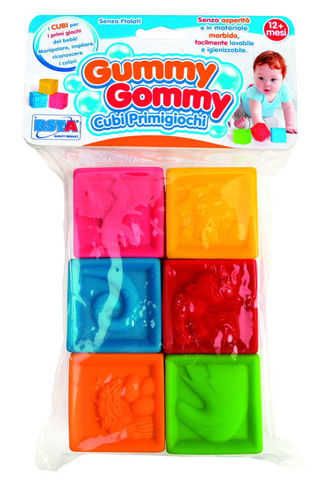 3_RST10367 Gummy Gommy - 6 Cubi Morbidi - immagine 1