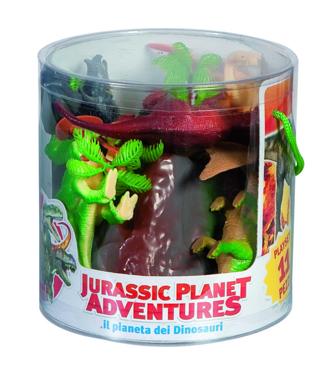 3_RST9336 Jurassic Planet Adventures - Cilindro 6 Animali - immagine 1