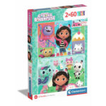 2 Puzzle da 60 Pezzi - Gaby's Dollhouse
