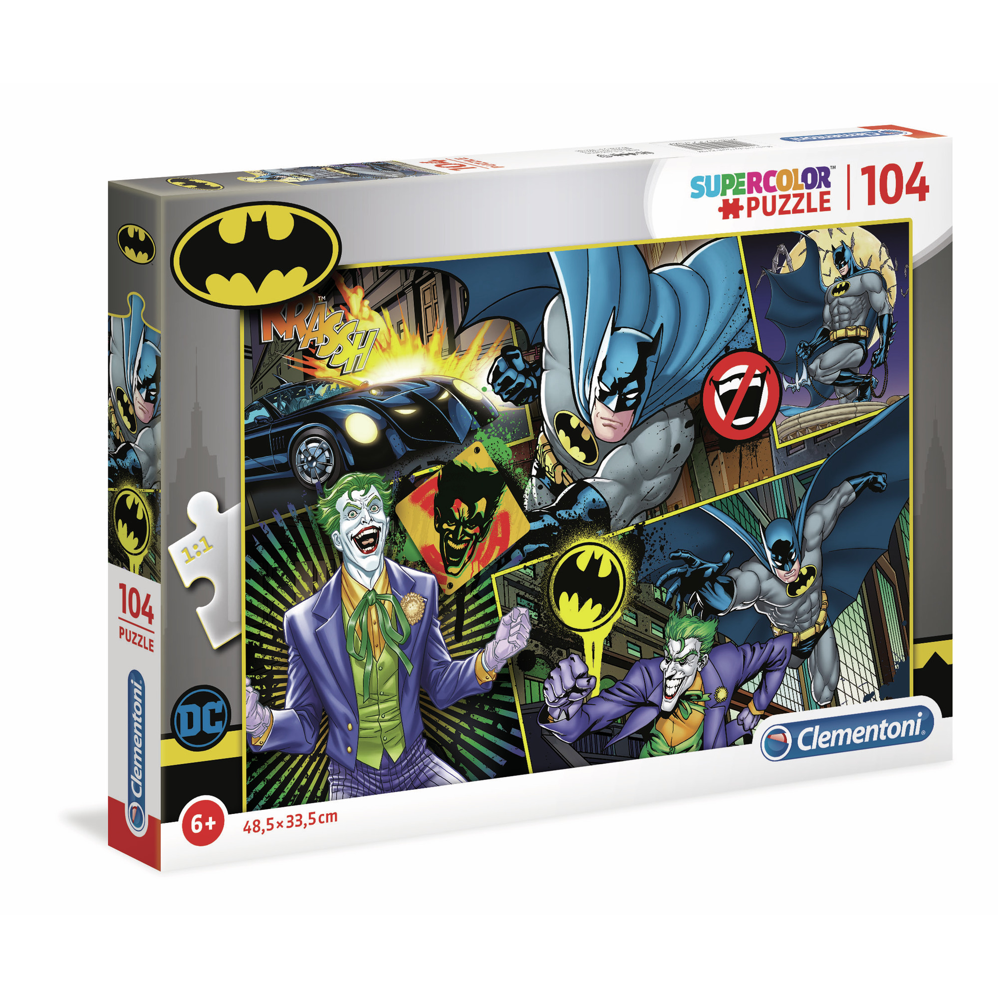 4_CLM25708 Puzzle da 104 Pezzi - Supercolor: Batman - immagine 1
