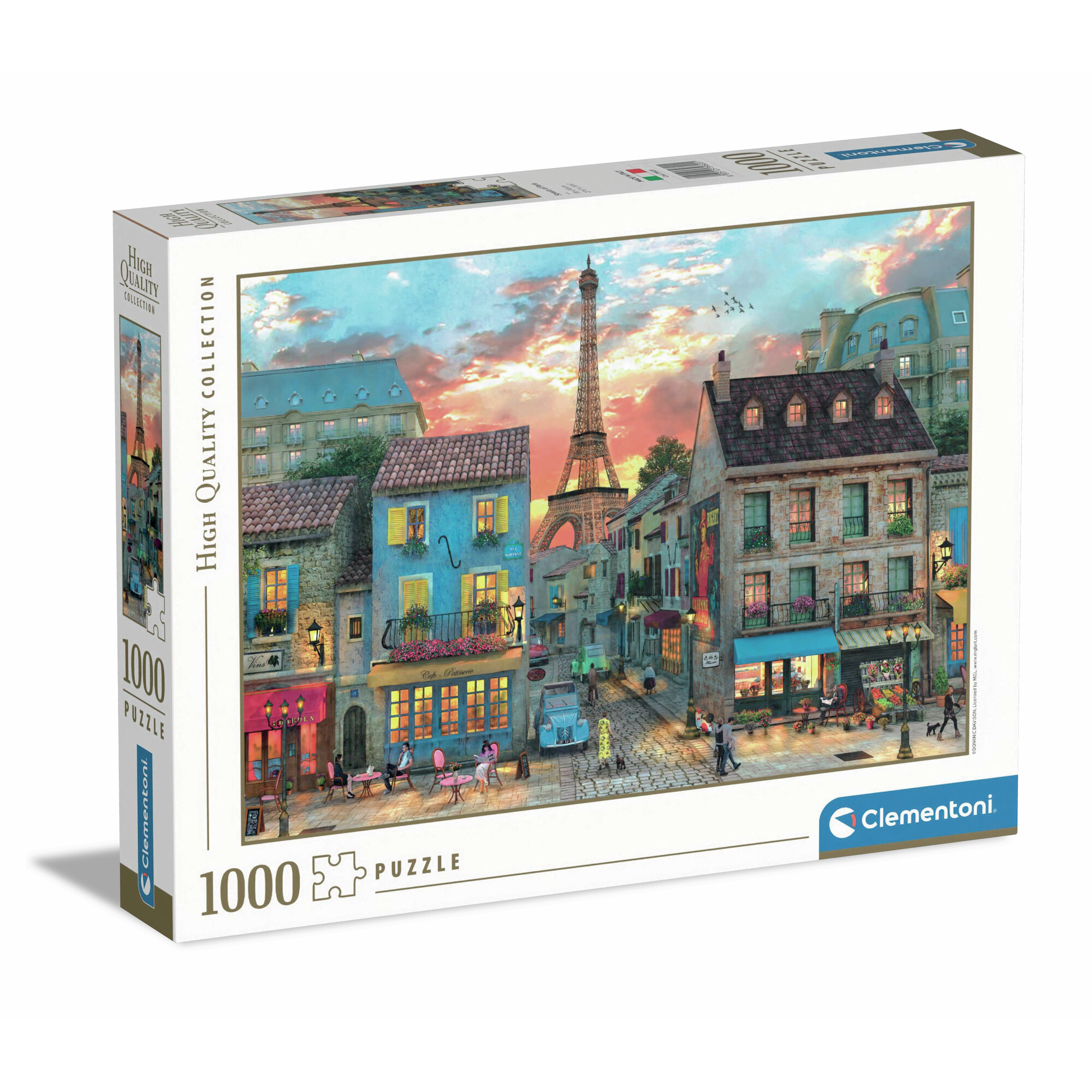 4_CLM39820 Puzzle da 1000 Pezzi - Streets of Paris - immagine 1