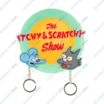 THE SIMPSON THE ITCHY & SCRATCHY SHOW KEY HOLDER - immagine 4